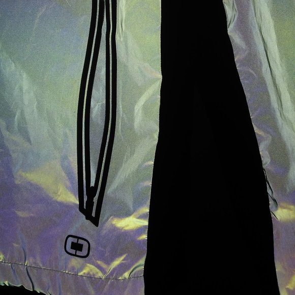 OGIO L REFLECTIVE ATHLETIC JACKET Mens 3M Scotchlite jog run exercise - Picture 12 of 15